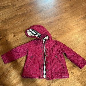 Burberry quilt jacket
